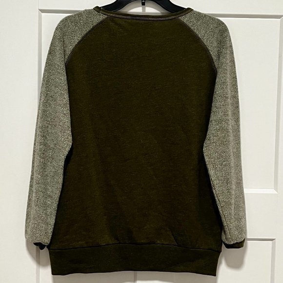 Green Julian California Sweatshirt Pullover Cotton Blend Unisex Sz Small - Picture 3 of 3